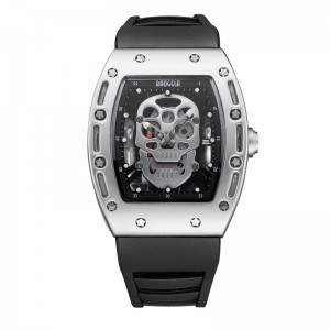 패션 두개골 남자 쿼츠 시계 바에 라 크리에이티